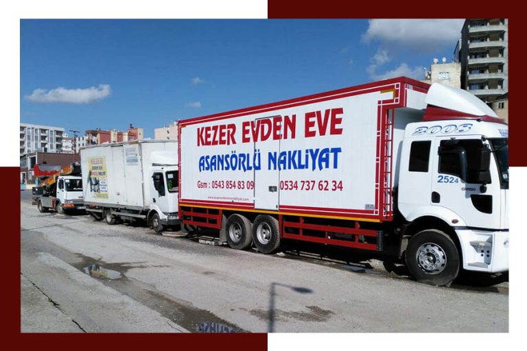 Araçlarımız Kezer Evden Eve Nakliye Siirt Nakliyat Şirketi